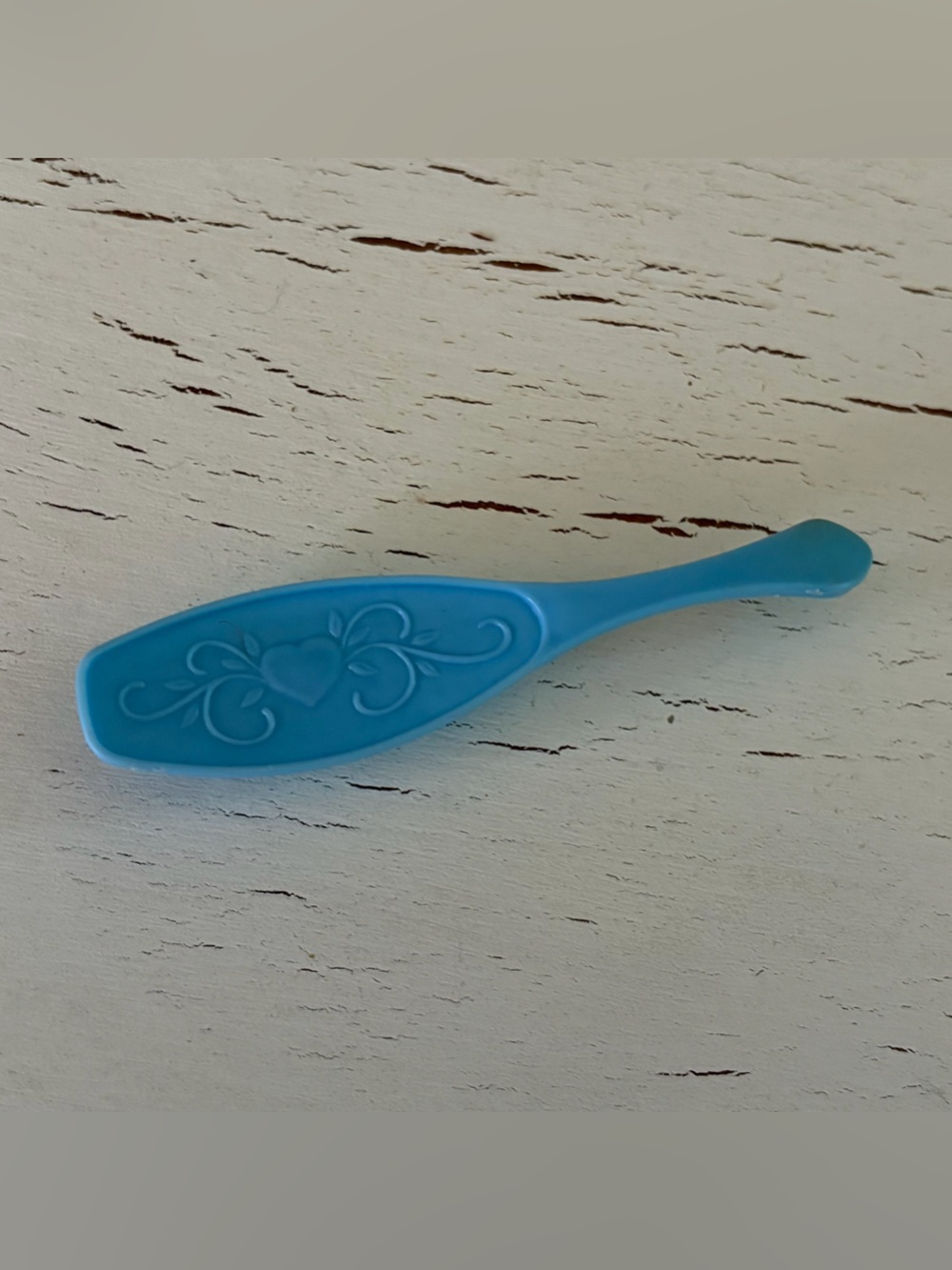 Vintage Mattel 1985 Heart Family Blue Hairbrush❤️